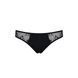 Трусики-слипы с кружевной сеточкой Passion DINA THONG S/M, black SO5341 фото 5