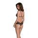 Боди Passion AMBERLY BODY black, L/XL, открытая спина, низ стринги SX0455 фото 2
