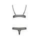 Комплект белья Passion ERZA SET L/XL, black, лиф и трусики PS26010 фото 4