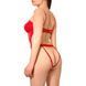 Сексуальное лакированное боди Art of Sex - Josephine красное M SX2442 фото 2