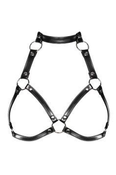 Портупея на грудь Obsessive A740 harness black O/S, искусственная кожа SO7853 фото