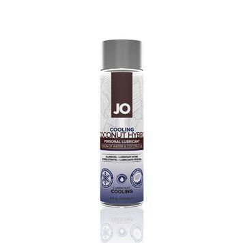Охлаждающая смазка-крем с кокосовым маслом JO Coconut Hybrid COOLING (120 мл) белая SO1698 фото