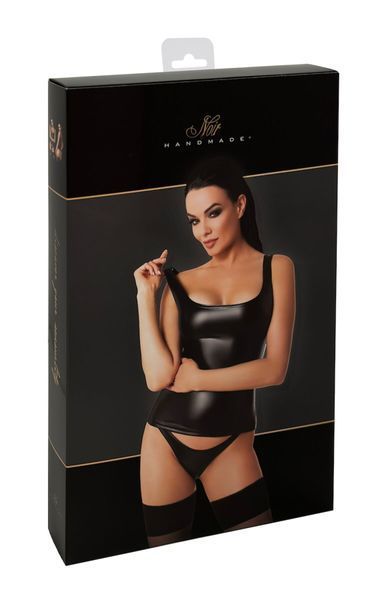 Топ Noir Handmade F346 Powerwetlook top - S SX2112 фото