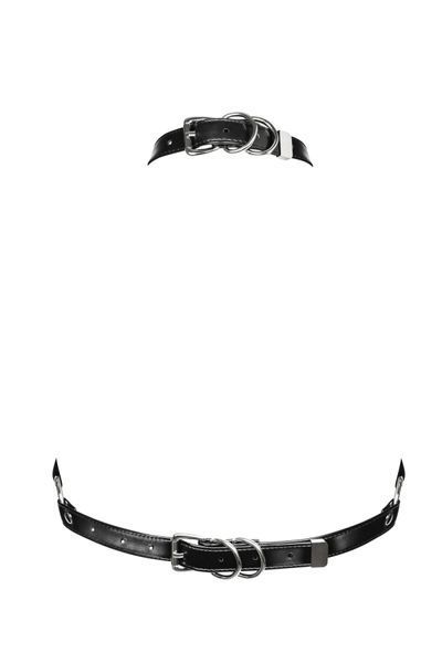 Портупея на грудь Obsessive A740 harness black O/S, искусственная кожа SO7853 фото