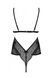 Боди Passion AMBERLY BODY black, S/M, открытая спина, низ стринги SX0456 фото 4