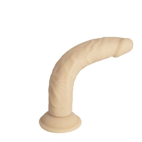 Фаллоимитатор Naked Addiction &mdash; 9&Prime; Silicone Dual Density Bendable Dildo Vanilla, вибропуля в подарок SO8906 фото