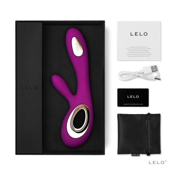 Вибратор-кролик LELO Soraya Wave Deep Rose, манящие движения ствола SO8113 фото