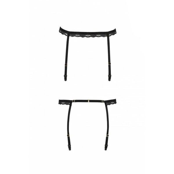 Пояс-стрепи для панчох Passion Exclusive SHELLY GARTER BELT S/M, black PS27905 фото