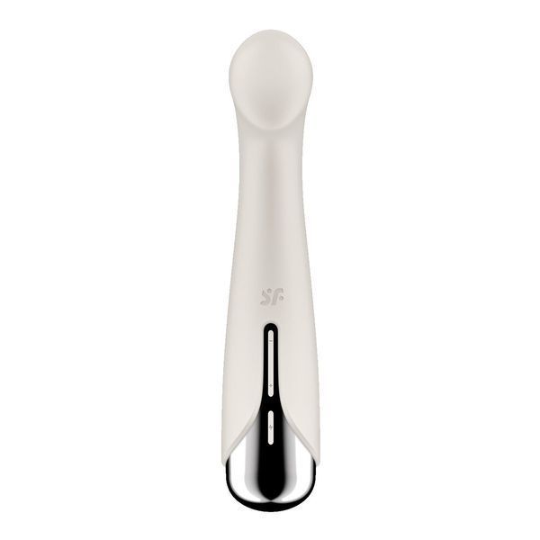 Вибратор с ротацией Satisfyer Spinning G-Spot 1 Beige, плоская площадка для стимуляции точки G SX0557 фото