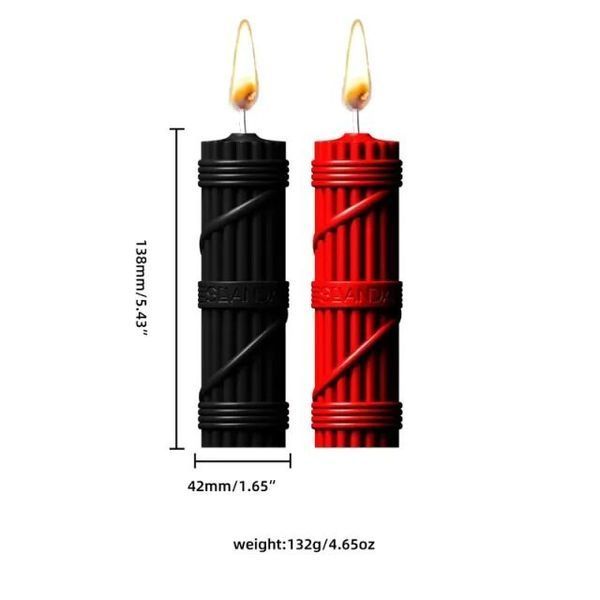 Свечи для BDSM LOCKINK SEVANDA Fetish Drip Candles Set 2 шт SX0861 фото