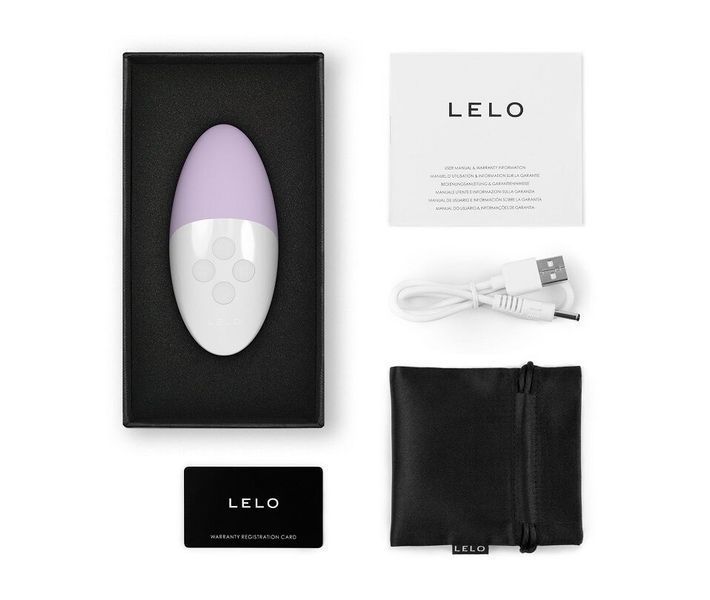 Музыкальный вибратор для клитора LELO SIRI 3 Calm Lavender, вибрации в ритме звуков без смартфона SX0697 фото