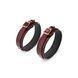 Фиксаторы для бедер Liebe Seele Wine Red Thigh Cuffs L Size, натуральная кожа SO9455 фото 3