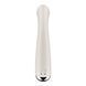 Вибратор с ротацией Satisfyer Spinning G-Spot 1 Beige, плоская площадка для стимуляции точки G SX0557 фото 4