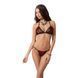 Комплект белья Passion MELISSA BIKINI XXL/XXXL, black, лиф со шнуровкой и трусики-стринги EL15903 фото 1