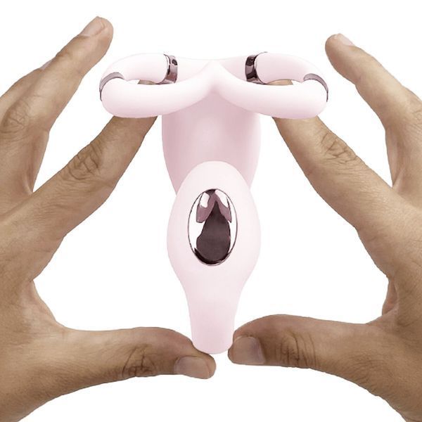 Смарт-вібратор для пар Adrien Lastic Venus + APP, подвійний, можна носити під одягом, 10 режимів SX1283 фото