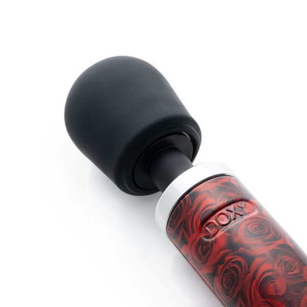 Вибромассажер DOXY Die Cast ROSE PATTERN, очень мощный, питание 220В, металлический корпус SO8017 фото