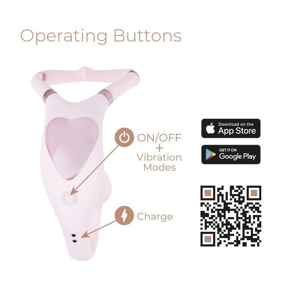 Смарт-вібратор для пар Adrien Lastic Venus + APP, подвійний, можна носити під одягом, 10 режимів SX1283 фото