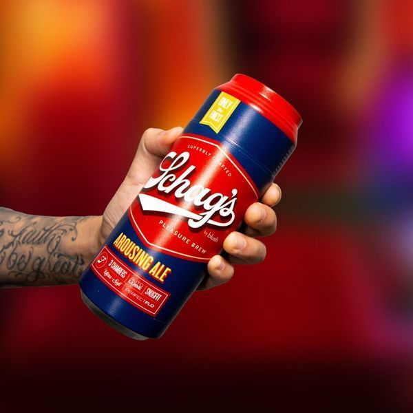 Мастурбатор &ndash; банка пива Blush Schag's Arousing Ale Masturbator &ndash; Frosted, самозмащуваний, вакуум SO8841 фото