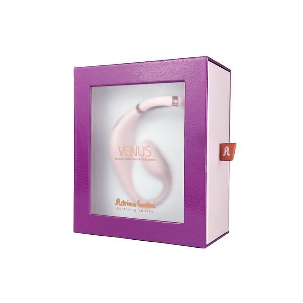Смарт-вібратор для пар Adrien Lastic Venus + APP, подвійний, можна носити під одягом, 10 режимів SX1283 фото