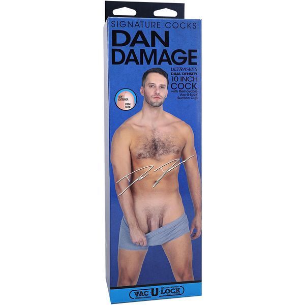 Фаллоимитатор Doc Johnson Signature Cocks Dan Damage 10 inch UltraSkyn SX2535 фото