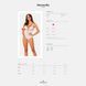 Еротичне напівпрозоре боді Obsessive Heavenlly crotchless teddy M/L, з доступом SO8167 фото 5