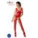 Бодістокінг Passion BS046 red, комбінезон з імітацією панчіх PBS046R фото 2