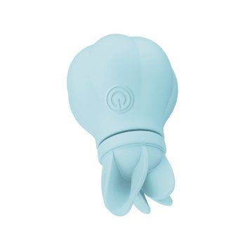 Вібратор Adrien Lastic Caress Blue з насадками для стимуляції ерогенних зон, які обертаються. SO9931 фото