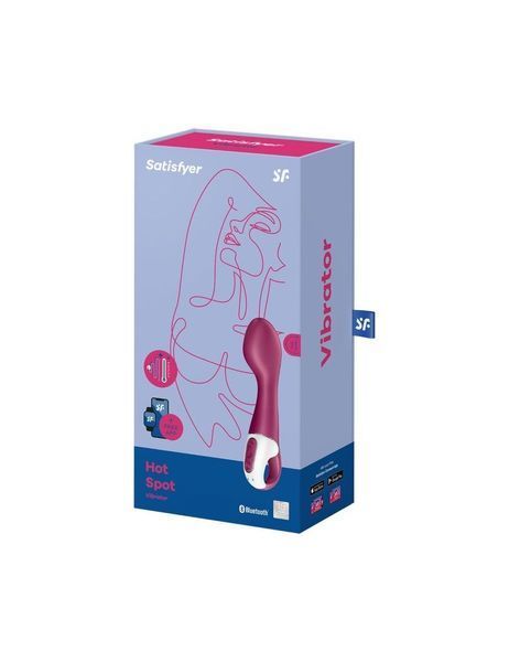 Смарт вибратор точки G Satisfyer Hot Spot с функцией подогрева SO6105 фото