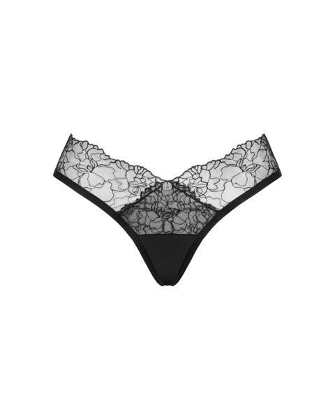 Сетчатые трусики под омбре Obsessive Bella Rou panties XS/S SO7855 фото