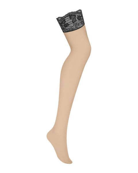 Чулки Obsessive Nutris stockings XL/2XL SX1177 фото
