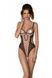 Эротическое боди Passion MARINA BODY, L/XL, beige, с открытыми чашками SO9714 фото 1