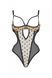 Эротическое боди Passion MARINA BODY, L/XL, beige, с открытыми чашками SO9714 фото 3