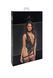 Боди Noir Handmade F297 Libido, XL, черное, кружево, низ под латекс, открытый доступ, гартеры SX0222 фото 6