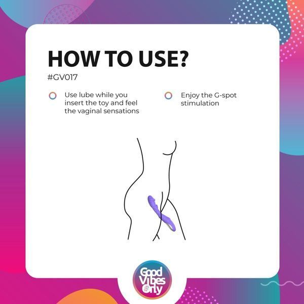 Вибратор Good Vibes Only - Flax Vibrating Dildo with G-Spot Stimulator SX3064 фото