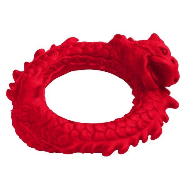 Эрекционное кольцо &ndash; дракон Creature Cocks Rise of the Dragon Silicone Penis Ring &ndash; Red, диаметр 4 см SX2221 фото