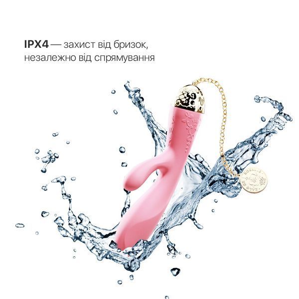 Смартвибратор-кролик Zalo &mdash; Rosalie Rouge Pink SO6666 фото