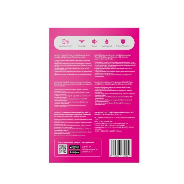 Мини смарт-виброяйцо Lovense Lush Mini, уменьшенная версия Lovense Lush 4 SX2663 фото