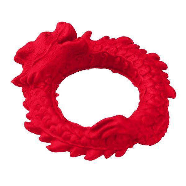 Эрекционное кольцо &ndash; дракон Creature Cocks Rise of the Dragon Silicone Penis Ring &ndash; Red, диаметр 4 см SX2221 фото