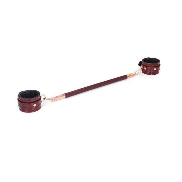 Фиксатор-распорка для ног или рук Liebe Seele Wine Red Spreader Bar, дерево + натуральная кожа SO9457 фото