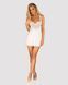 Сорочка Obsessive Amor Blanco underwire chemise & thong white L/XL SX1127 фото 1