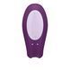 Смарт-вибратор для пар Satisfyer Double Joy Violet с широким клиторальным стимулятором SO3899 фото 3
