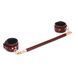 Фиксатор-распорка для ног или рук Liebe Seele Wine Red Spreader Bar, дерево + натуральная кожа SO9457 фото 7