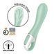 Вибратор точки G Satisfyer Air Pump Vibrator 3, надувается, 12 режимов вибрации SX2174 фото 1