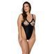 Боди из экокожи Passion CELINE BODY 4XL/5XL black, с доступом, открытый SO7059 фото 1
