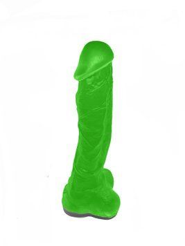 Крафтове мило-член із присоскою Чистий Кайф Green size XL, натуральне SO2765 фото