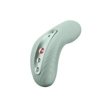 Накладной вибратор Fun Factory LAYA III sage green, эффект постукивания пальцем SX0917 фото