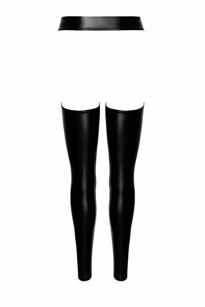 Леггинсы Noir Handmade F323 Rebel, XXL, black, под латекс, с открытыми бедрами и ягодицами SX0373 фото