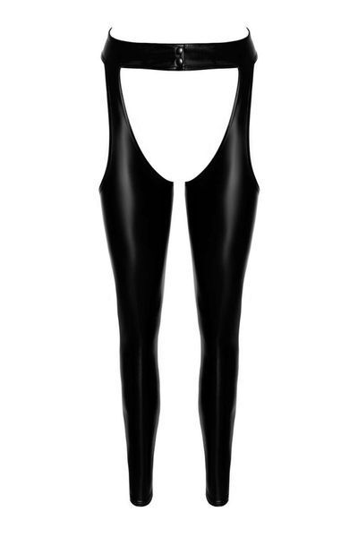 Леггинсы Noir Handmade F323 Rebel, XXL, black, под латекс, с открытыми бедрами и ягодицами SX0373 фото