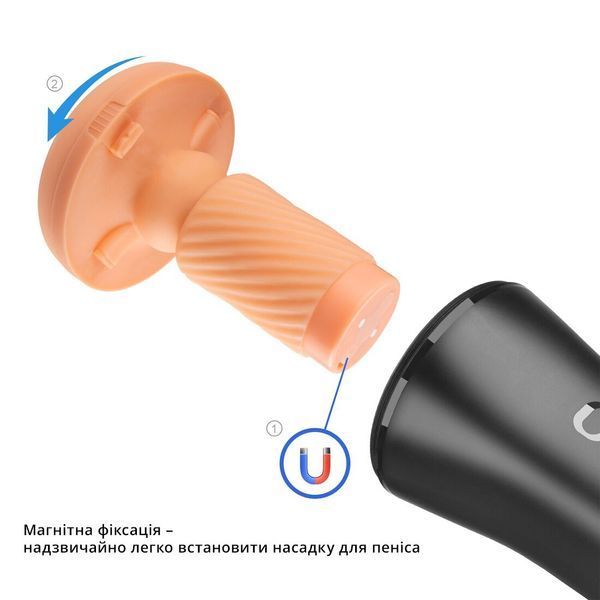 Мастурбатор Otouch INSCUP 3, движение вперед-назад плюс сжатие стенок, сенсорное управление SO9389 фото