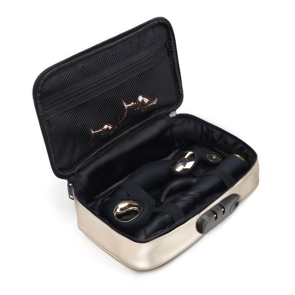 Кейс для игрушек Dorcel DISCREET BOX LUXURY GOLD, кодовый замок, 27&times;16&times;7,62 см SX1109 фото